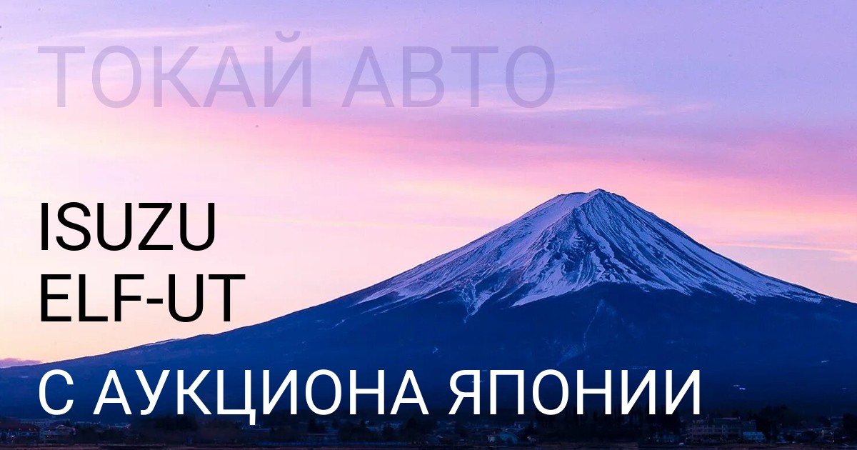 Isuzu ELF UT с аукциона Японии