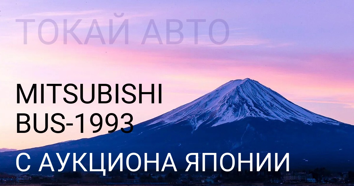 Мицубиси BUS 1993 года с аукциона Японии