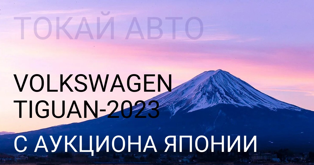 Volkswagen TIGUAN 2023 года с аукциона Японии